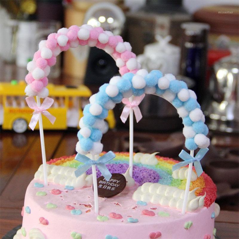 1Pcs Hot Pink Blue Soft Pompom Cloud Cake Topper Baby Shower Birthday DIY Cake Top Flags Decoration Festival Party Supplies1
1Pcs Hot Pink Blue Soft Pompom Cloud Cake Topper Baby Shower Birthday DIY Cake Top Flags Decoration Festival Party Supplies1