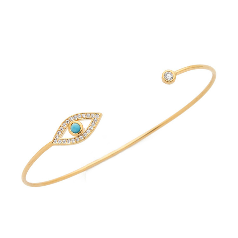 Fatima Evil Eye Bangles Women Turquoise Rhinestone Alloy Bracelets Open Adjustable Cuff Bangle Fashion Jewelry Gifts
Fatima Evil Eye Bangles Women Turquoise Rhinestone Alloy Bracelets Open Adjustable Cuff Bangle Fashion Jewelry Gifts