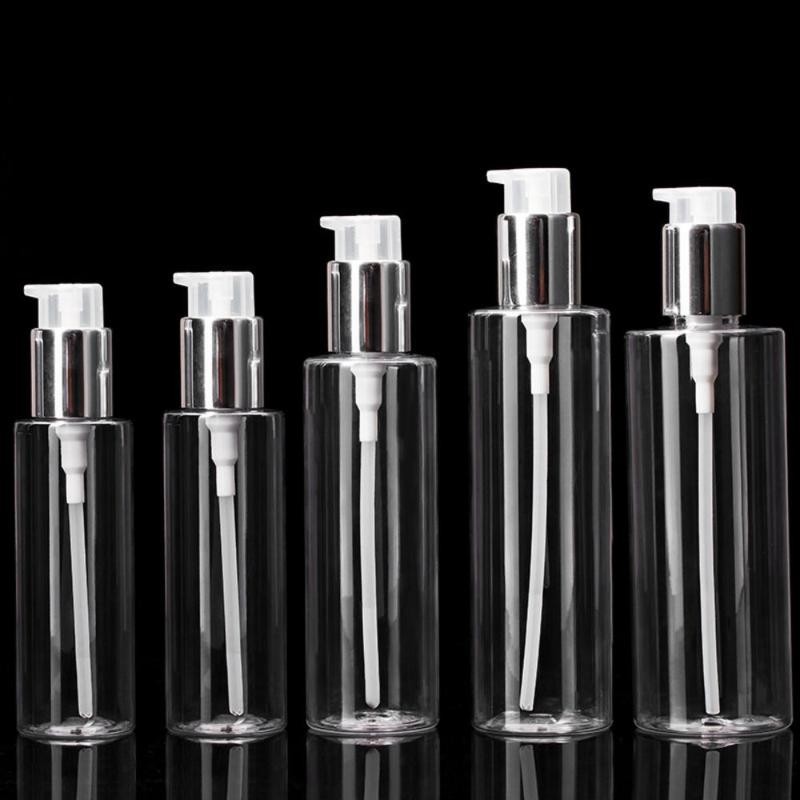 100/120/150/200/250ml Transparent PET Lotion Bottle Plastic Pressure Pump Airless Sprayer Bottle Cosmetic Packaging Containers
100/120/150/200/250ml Transparent PET Lotion Bottle Plastic Pressure Pump Airless Sprayer Bottle Cosmetic Packaging Containers