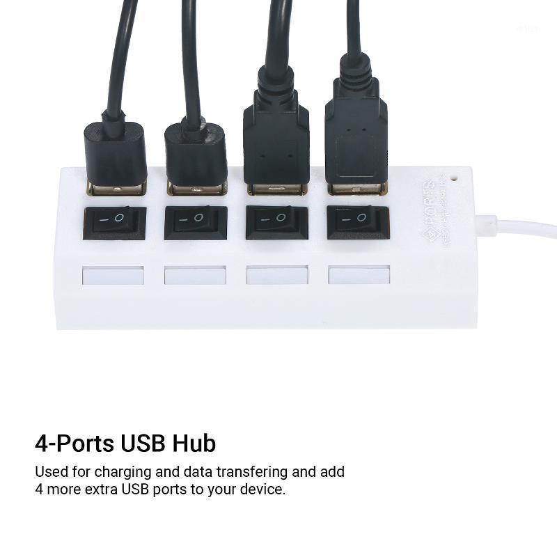 4-Ports USB Hub High Speed Data Transfer USB 2.0 Charge Splitter with Separated On/Off Switch LED Indicator for Laptop Computer1
4-Ports USB Hub High Speed Data Transfer USB 2.0 Charge Splitter with Separated On/Off Switch LED Indicator for Laptop Computer1