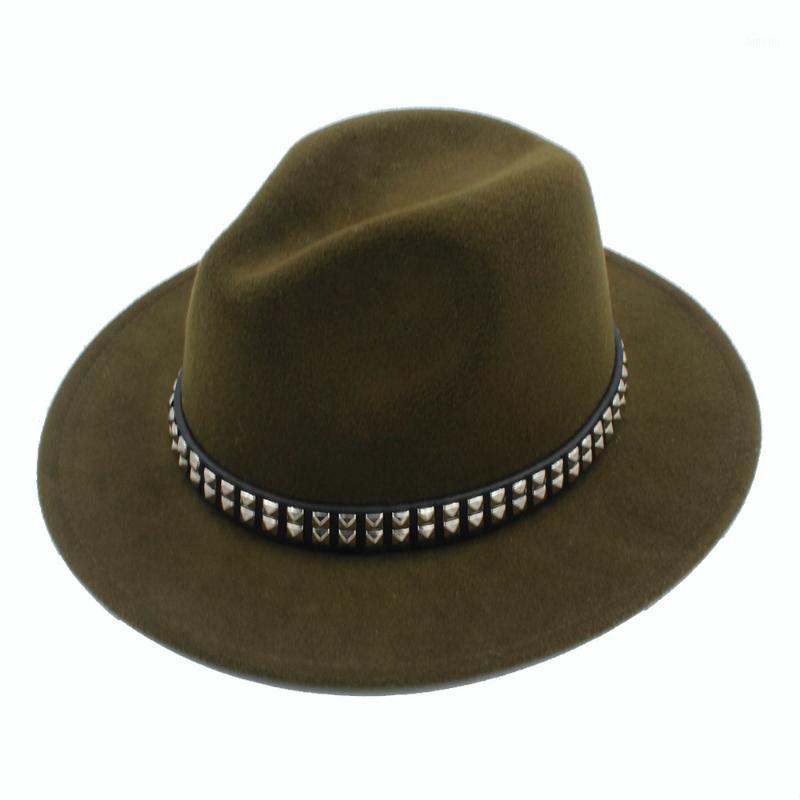 Retro Women Men Wool Outback Fedora Hat With Wide Brim Trilby Felt Jazz Godfather Cap With Punk Ribbon Size 56-58CM1, Black
Retro Women Men Wool Outback Fedora Hat With Wide Brim Trilby Felt Jazz Godfather Cap With Punk Ribbon Size 56-58CM1, Black