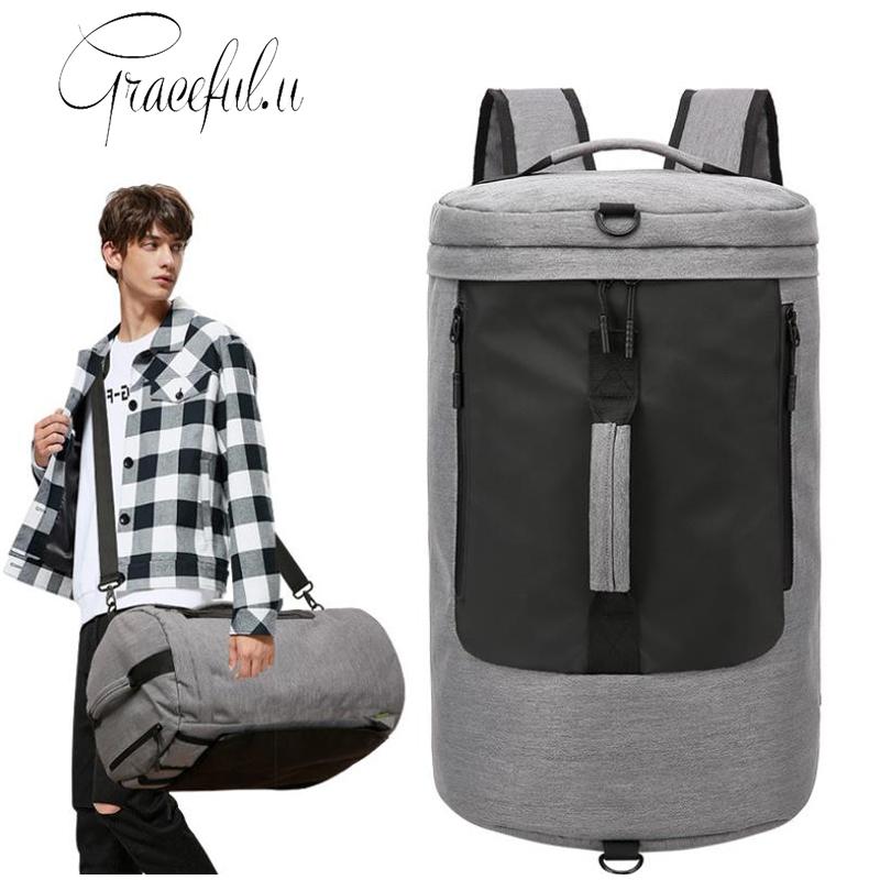 New Fashion Men's Travel Bag Portable Multi-function Large Capacity Travel Backpack Men Sports Gym Shoulder Bags Hiking Bag, Grey
New Fashion Men's Travel Bag Portable Multi-function Large Capacity Travel Backpack Men Sports Gym Shoulder Bags Hiking Bag, Grey