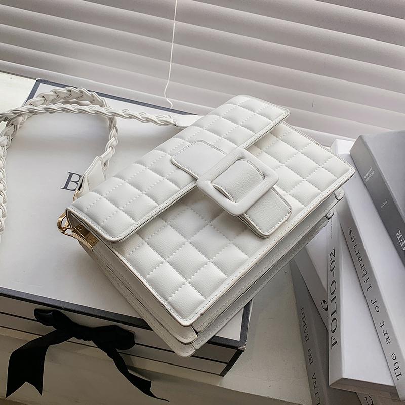 Lattice Square Crossbody bag 2021 Spring New High-quality PU Leather Women's Handbag Weave Shoulder strap Shoulder Messenger Bag, Black
Lattice Square Crossbody bag 2021 Spring New High-quality PU Leather Women's Handbag Weave Shoulder strap Shoulder Messenger Bag, Black