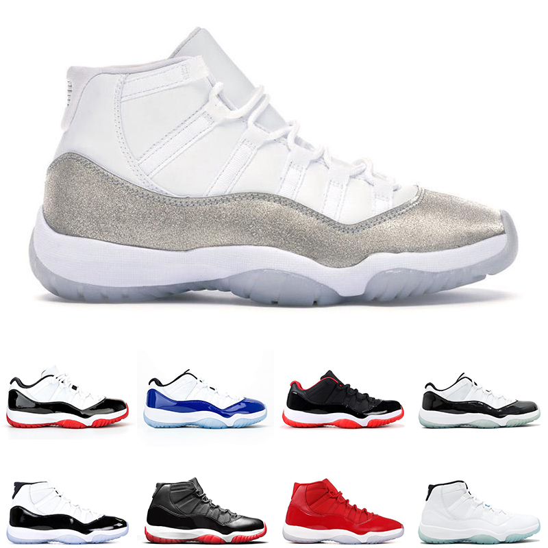 25th Anniversary Jumpman Metallic Silver 11 men women basketball shoes bred 11s Concord mens trainer sneakers, Gamma blue
25th Anniversary Jumpman Metallic Silver 11 men women basketball shoes bred 11s Concord mens trainer sneakers, Gamma blue
