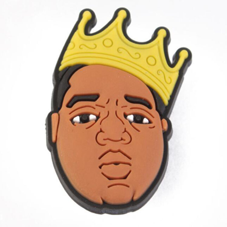 black girl women shoe charms pvc soft rubber shoecharms buckle cartoon garden shoe decoration brithday party gift