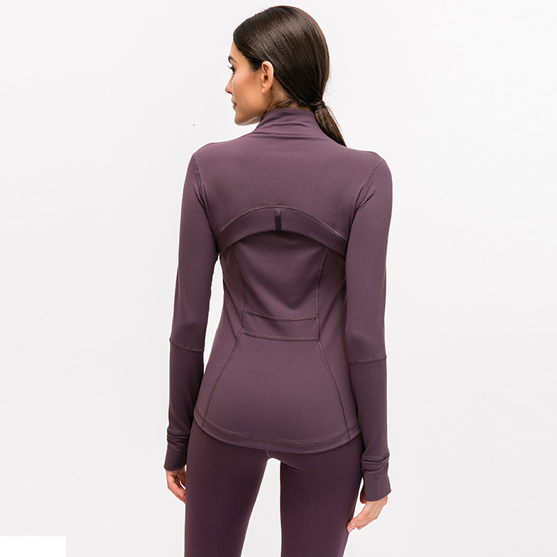 Jacket L-78 Autumn Winter New Zipper Quick-drying Yoga Clothes Long-sleeve Thumb Hole Training Running Jacket Women Slim Fitness Coat, Black
Jacket L-78 Autumn Winter New Zipper Quick-drying Yoga Clothes Long-sleeve Thumb Hole Training Running Jacket Women Slim Fitness Coat, Black