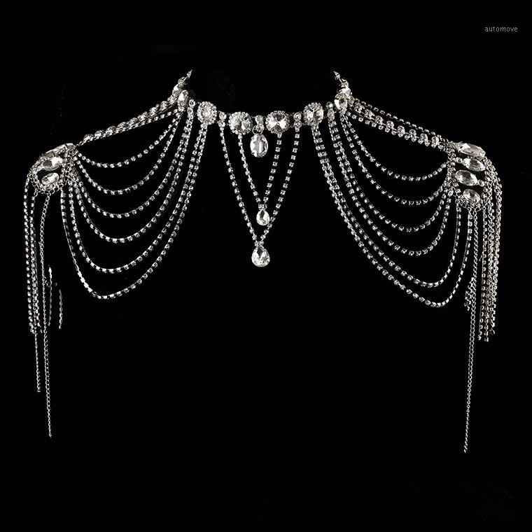 New Women Luxury Crystal Bridal Shoulder Chain Bling Rhinestone Wedding Necklace Shoulder Tassel Chains Jewelry1
New Women Luxury Crystal Bridal Shoulder Chain Bling Rhinestone Wedding Necklace Shoulder Tassel Chains Jewelry1