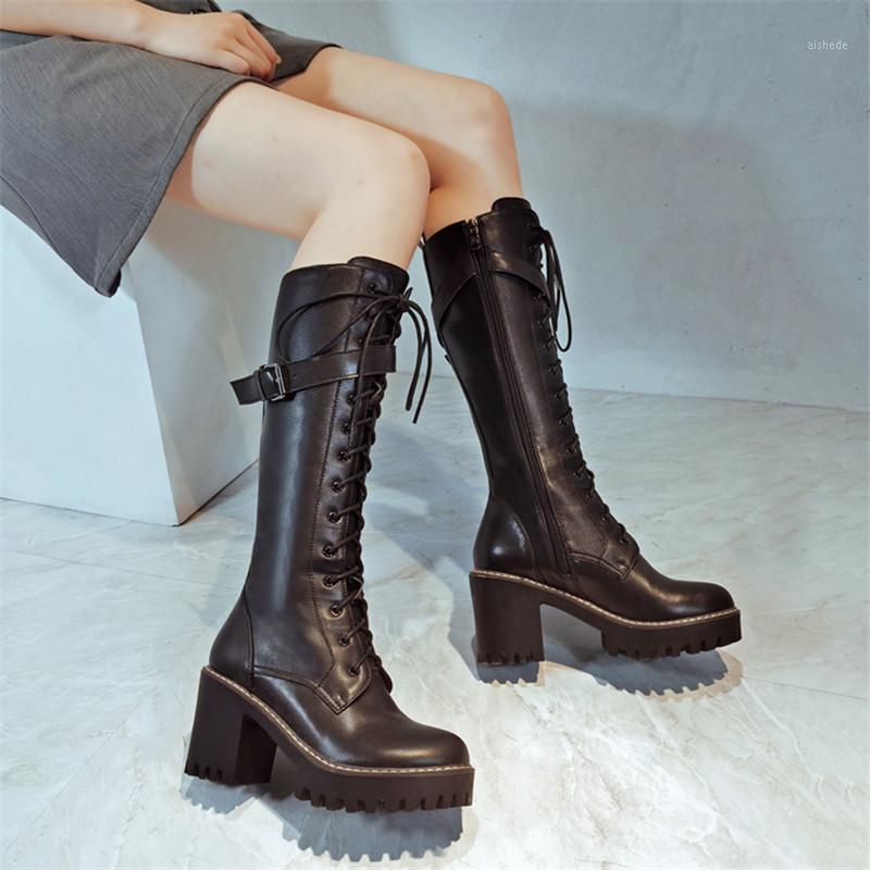 PXELENA Vintage Chunky Block Heels Knee High Boots Women Genuine Leather Lace Up Buckle Riding Knight Long Boots Autumn Shoes 401, Black
PXELENA Vintage Chunky Block Heels Knee High Boots Women Genuine Leather Lace Up Buckle Riding Knight Long Boots Autumn Shoes 401, Black