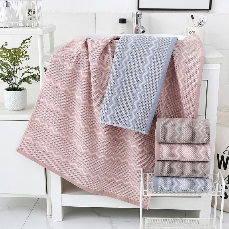 Adult bath towel, gauze honeycomb bath towel, 100% cotton gauze beach soft absorbent large towel, Pink
Adult bath towel, gauze honeycomb bath towel, 100% cotton gauze beach soft absorbent large towel, Pink