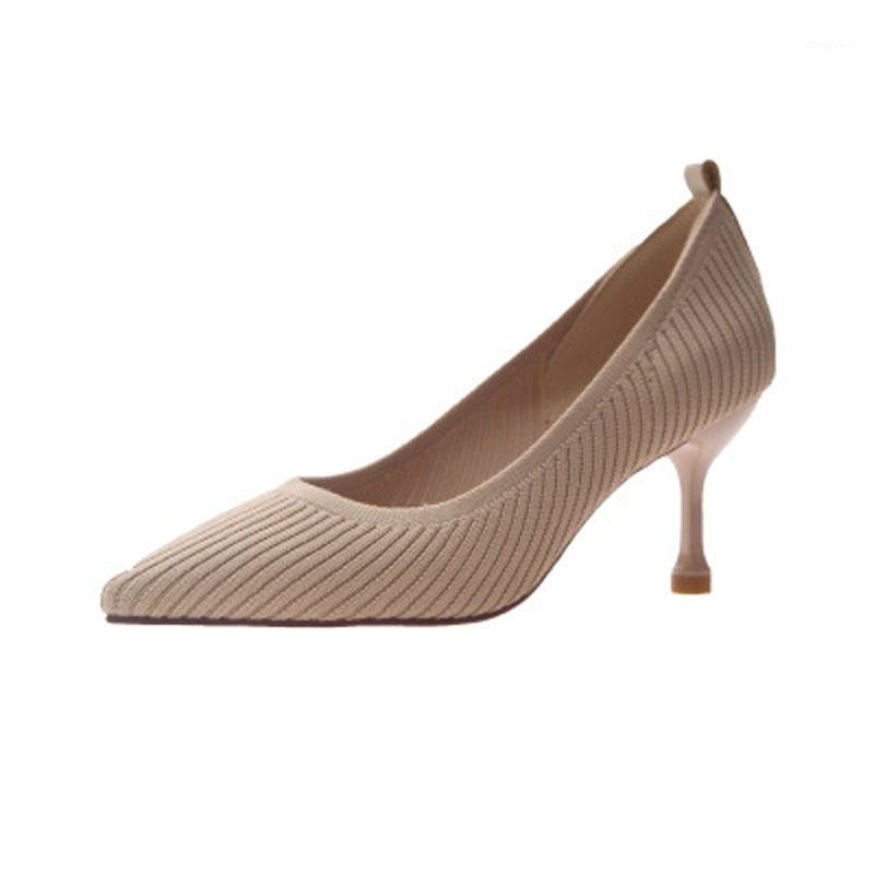 Spring and autumn new high heel thick heel knit shallow mouth monocle women's pointed retro web celebrity women's shoes1, Beige
Spring and autumn new high heel thick heel knit shallow mouth monocle women's pointed retro web celebrity women's shoes1, Beige