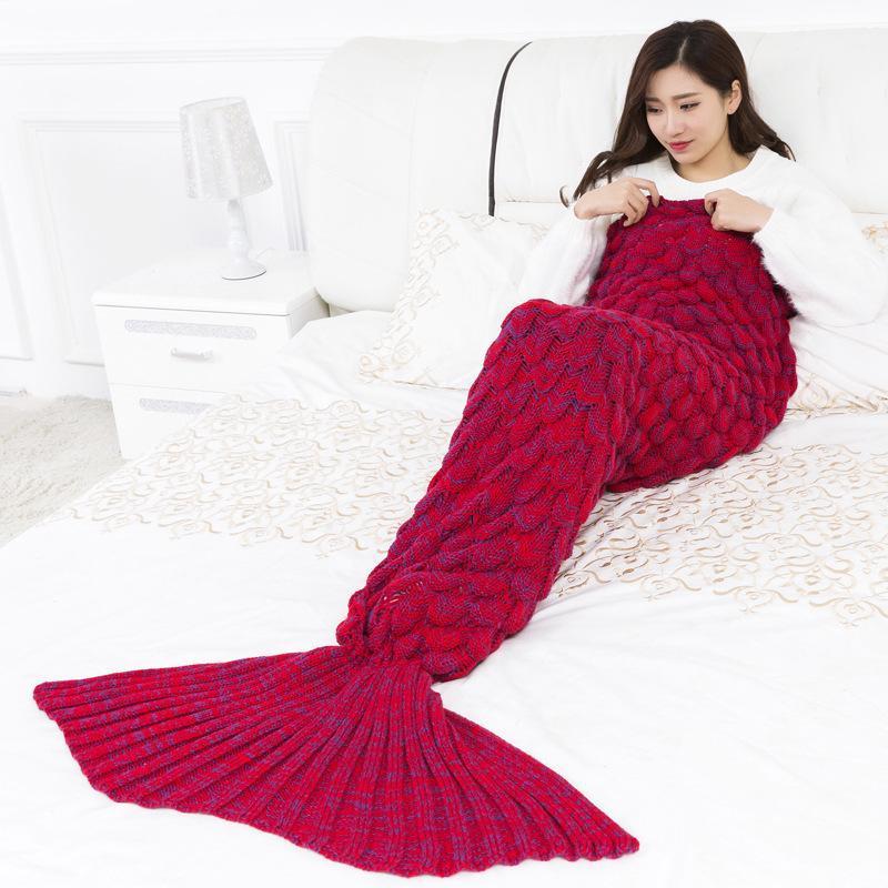 Tail Blanket Fish Scale Design For Children Adult Super Soft All Seasons Sleeping Knitted1 Blankets
Tail Blanket Fish Scale Design For Children Adult Super Soft All Seasons Sleeping Knitted1 Blankets