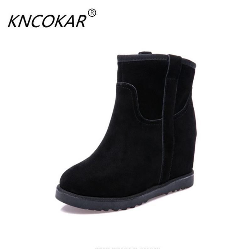 Nnew autumn winter flat will be able to increase the leather shoes of the female boots, Black
Nnew autumn winter flat will be able to increase the leather shoes of the female boots, Black