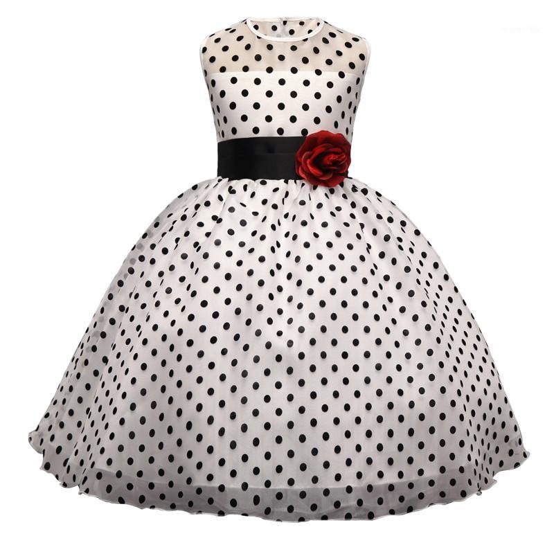 Summer Polka Dots Kids Dresses For Girls Flower Wedding Party Dresses Princess Christmas Dress Casual Wear Children Clothing1, Black
Summer Polka Dots Kids Dresses For Girls Flower Wedding Party Dresses Princess Christmas Dress Casual Wear Children Clothing1, Black