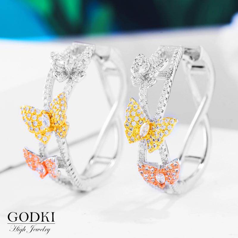 GODKI Luxury Butterfly Cubic Zircon Statement Big Hoop Earrings For Women Wedding DUBAI Bridal Round Circle Hoop Earrings 2020
GODKI Luxury Butterfly Cubic Zircon Statement Big Hoop Earrings For Women Wedding DUBAI Bridal Round Circle Hoop Earrings 2020