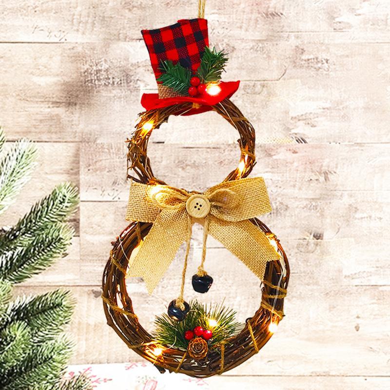 New LED Christmas Hanging Wreath 1PC Creative Home Xmas Decoration Wreath Pendant Wall Hanging Christmas Wreaths Dropshipping1
New LED Christmas Hanging Wreath 1PC Creative Home Xmas Decoration Wreath Pendant Wall Hanging Christmas Wreaths Dropshipping1