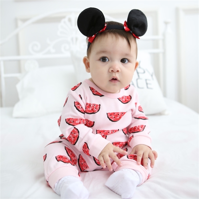 Baby Romper Body Baby Boy Girls Clothes set Kid Jumpsuit MMS Chocolate Bean roupas baby meninos for Babies 0-3M,6 12M 201028