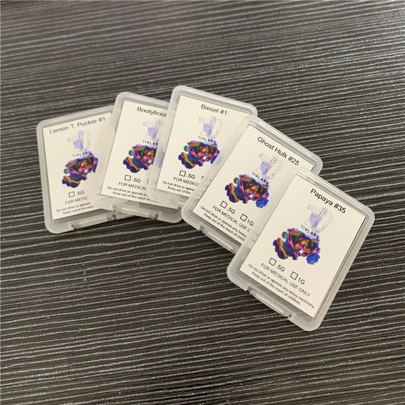 710 Labs Plastic SD Card Packaging case with stickers Wax concentrate packaging Wax container Shatter case London pound Cake Gelatti
710 Labs Plastic SD Card Packaging case with stickers Wax concentrate packaging Wax container Shatter case London pound Cake Gelatti