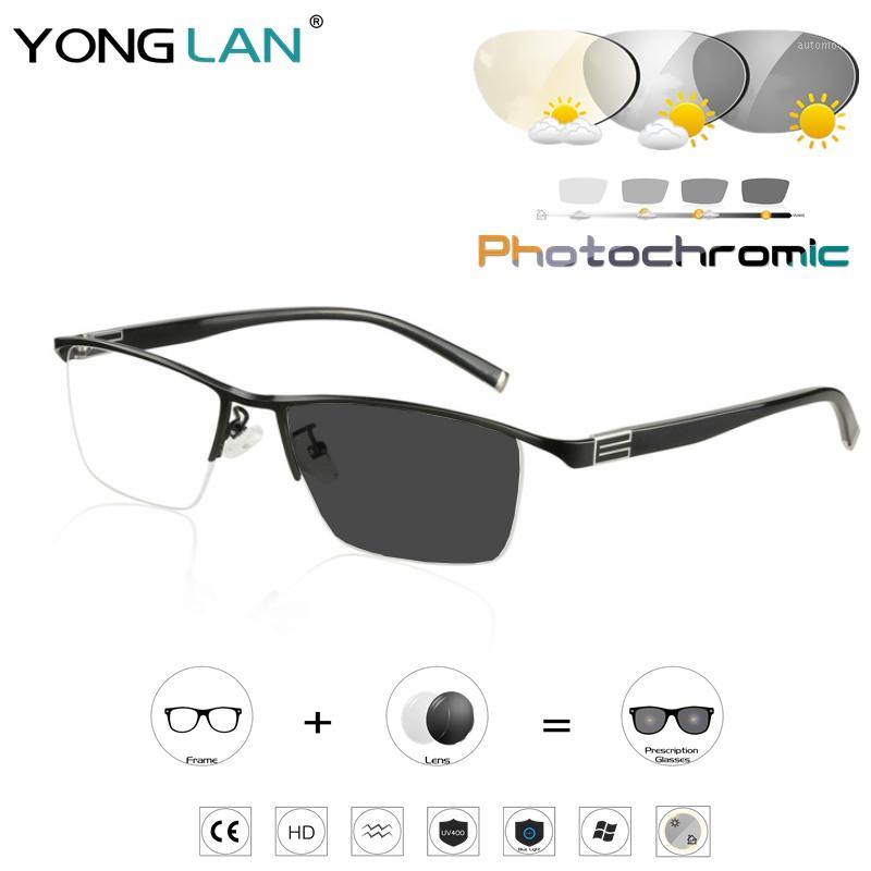 Photochromic Glasses Half Frame Men's Business Reading glasses discoloration with diopters +0.75 +1.0+1.25 +1.75 +2.751
Photochromic Glasses Half Frame Men's Business Reading glasses discoloration with diopters +0.75 +1.0+1.25 +1.75 +2.751