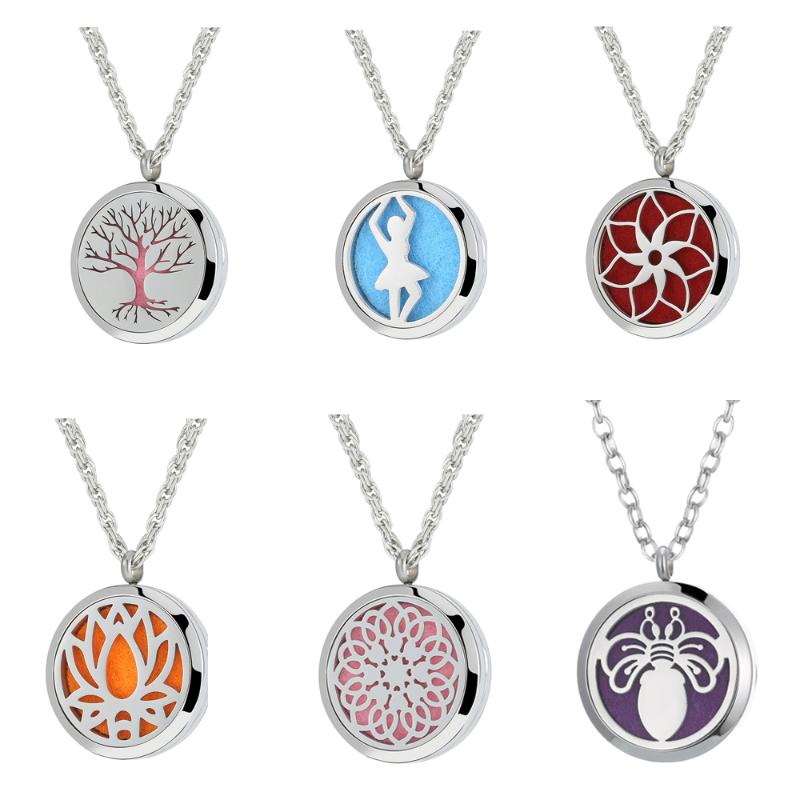 30mm Essential Perfume Oil Diffuser Locket Necklace Women316L Stainless Steel Tree of Life Magnetic Send 5pcs Oil Pads as Gift
30mm Essential Perfume Oil Diffuser Locket Necklace Women316L Stainless Steel Tree of Life Magnetic Send 5pcs Oil Pads as Gift