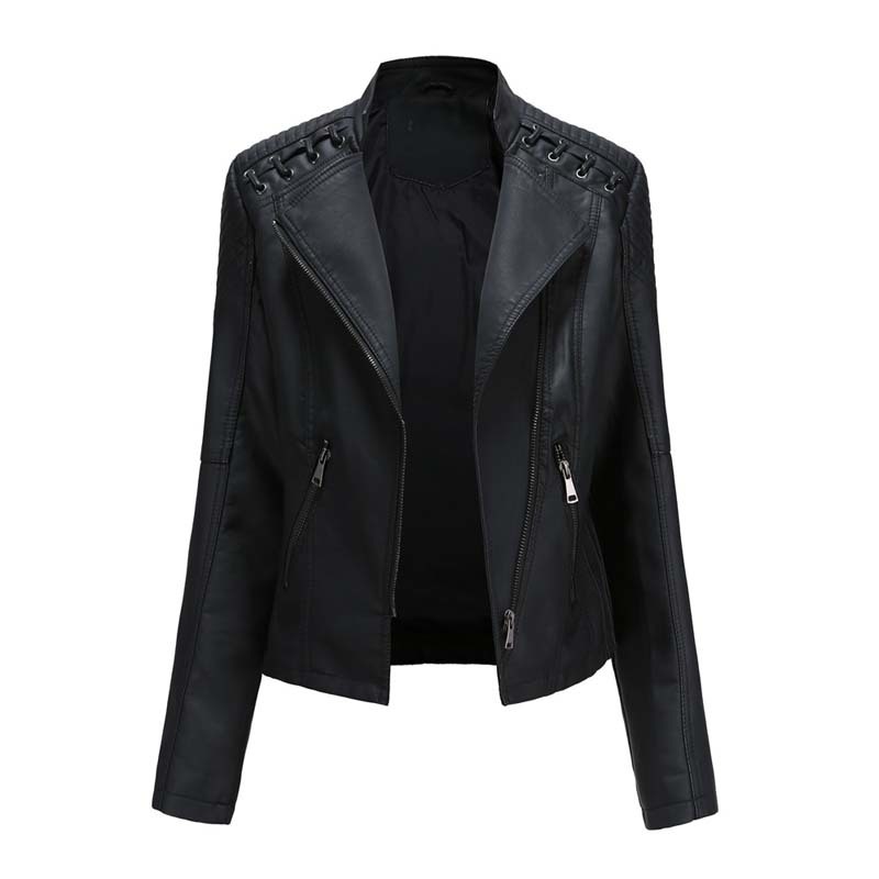 2020 Autumn Pu Leather Jacket Women Plus Size Faux Leather Coat Female Zipper Biker Motorcycle Jacket Women Black, Khaki
2020 Autumn Pu Leather Jacket Women Plus Size Faux Leather Coat Female Zipper Biker Motorcycle Jacket Women Black, Khaki