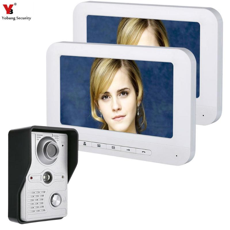 Yobang Security 7" Video Door Intercom Doorbell Phone Wired Visual Video Intercom Speakerphone System Home Audio
Yobang Security 7" Video Door Intercom Doorbell Phone Wired Visual Video Intercom Speakerphone System Home Audio