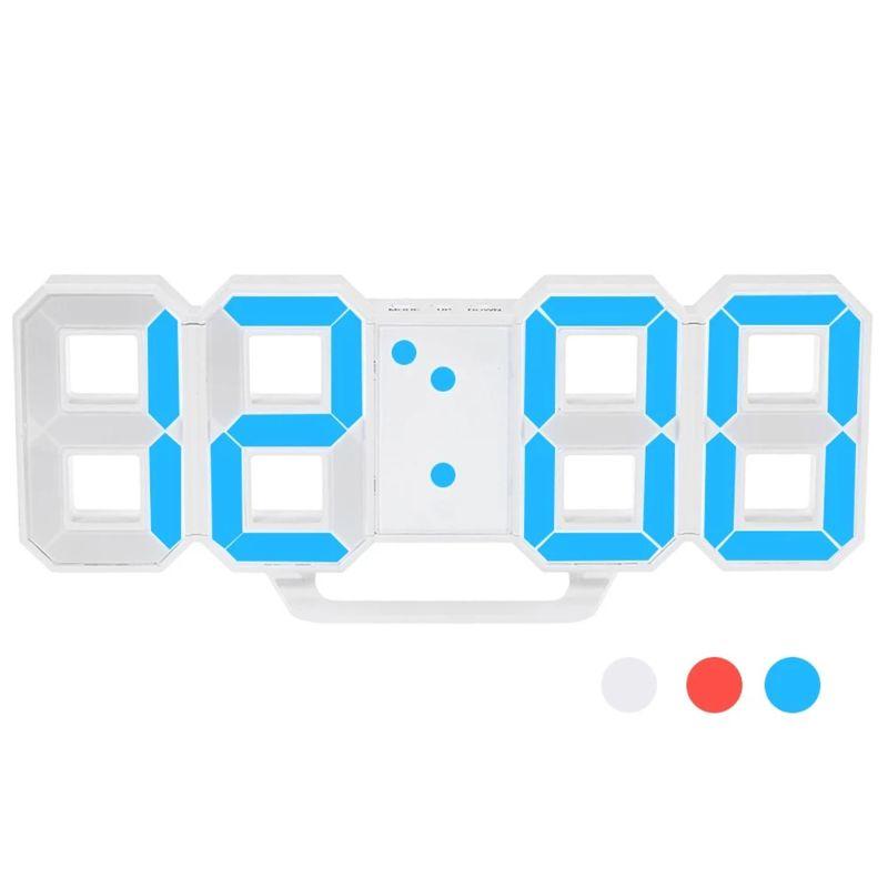 3D LED Clock Alarm USB Charge Electronic Digital Wall Clocks Home Decoration G6KA