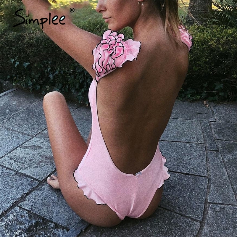 Simplee Sexy red push up one-pieces bikini Summer style ruffle sleeve beach wear playsuit Female casual banthing suit swimsuit Y200319, Pink 2 piece
Simplee Sexy red push up one-pieces bikini Summer style ruffle sleeve beach wear playsuit Female casual banthing suit swimsuit Y200319, Pink 2 piece