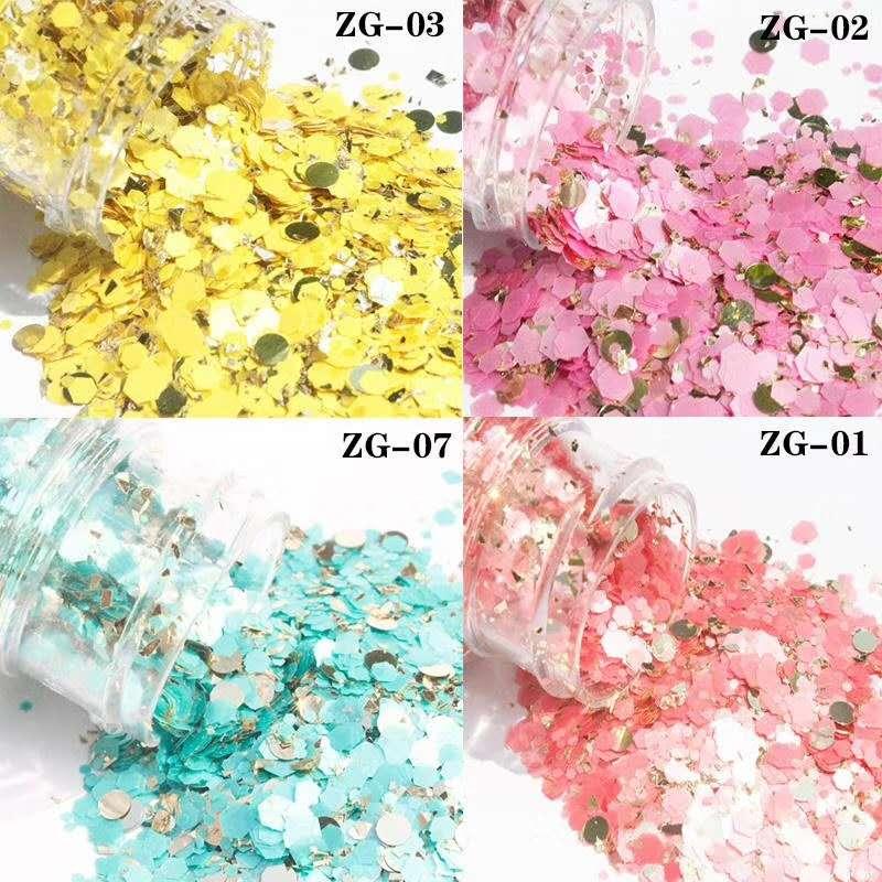 20g/jar Sparkly Matte Nail Glitter Flakes AB Shell Mermaid Mirror Holographic Paillette Shinny Nail Mix Light Colors Glitter Tip
20g/jar Sparkly Matte Nail Glitter Flakes AB Shell Mermaid Mirror Holographic Paillette Shinny Nail Mix Light Colors Glitter Tip