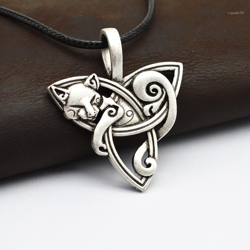 Wholesale- 1pcs Men's Large Viking Jewelry Triquetra Fenrir Animal Teen Wolf Necklace Irish Celtics Knot Pendant Amulet Necklace CT5261
Wholesale- 1pcs Men's Large Viking Jewelry Triquetra Fenrir Animal Teen Wolf Necklace Irish Celtics Knot Pendant Amulet Necklace CT5261