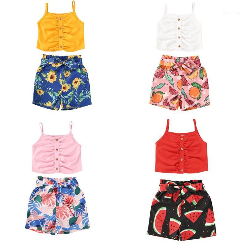 Cute Baby Girls Summer Clothes Sets Sling Sleeveless Solid Vest Tops+Belt Bow Flowers Print Shorts 2Pcs Boho Children Clothing1
Cute Baby Girls Summer Clothes Sets Sling Sleeveless Solid Vest Tops+Belt Bow Flowers Print Shorts 2Pcs Boho Children Clothing1