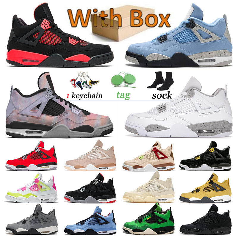 4s Basketball Shoes Jumpman 4 Retro Trainers Designer Women Men Red Thunder Off Sail University Blue New Bred Black Cat White Oreo Zen Master Infrared Sports Sneakers, F06 36-47
4s Basketball Shoes Jumpman 4 Retro Trainers Designer Women Men Red Thunder Off Sail University Blue New Bred Black Cat White Oreo Zen Master Infrared Sports Sneakers, F06 36-47