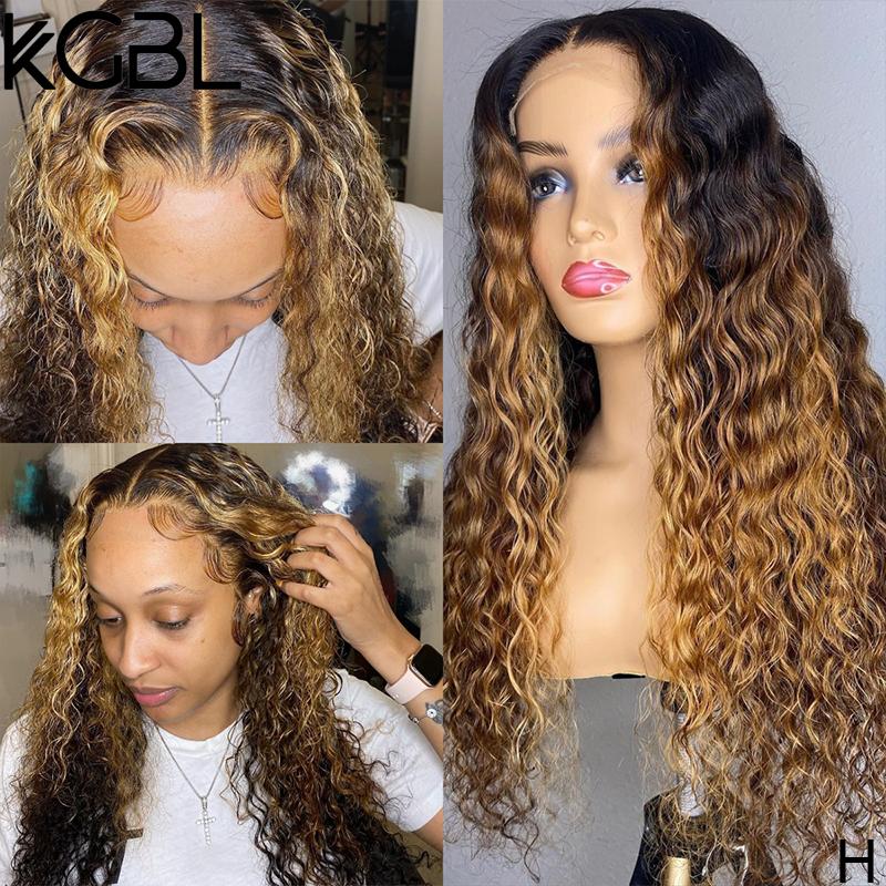KGBL T part Lace wig Curly Highlight Color Human Hair Wigs 8-24'' Non-Remy 180% Density With Baby Hair Brazilian Wigs Medium, Natural color
KGBL T part Lace wig Curly Highlight Color Human Hair Wigs 8-24'' Non-Remy 180% Density With Baby Hair Brazilian Wigs Medium, Natural color