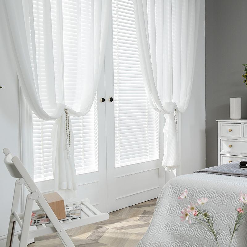 Modern Chiffon Solid White Tulle Curtains For Bedroom Living Room Window Panel Transparent Sheer Curtain Drape Well
Modern Chiffon Solid White Tulle Curtains For Bedroom Living Room Window Panel Transparent Sheer Curtain Drape Well