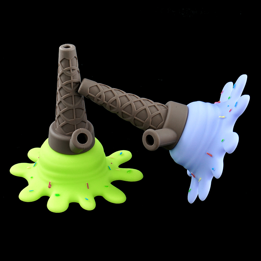 Smoking water pipe 5.2" fall on floor icecream bubbler hookah with glass bowl silicone pipes
Smoking water pipe 5.2" fall on floor icecream bubbler hookah with glass bowl silicone pipes