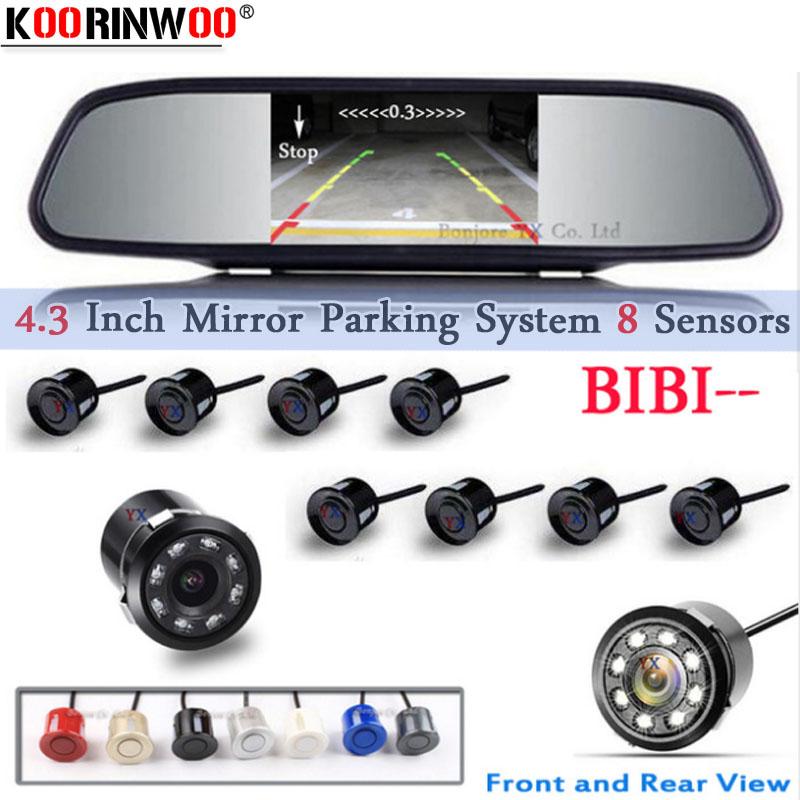 Koorinwoo Car Parking Sensor 8 Redars BIBI Alarm Sound Parktronic Monitor Mirror LCD TFT Front Form Camera Car Rear view Camera
Koorinwoo Car Parking Sensor 8 Redars BIBI Alarm Sound Parktronic Monitor Mirror LCD TFT Front Form Camera Car Rear view Camera