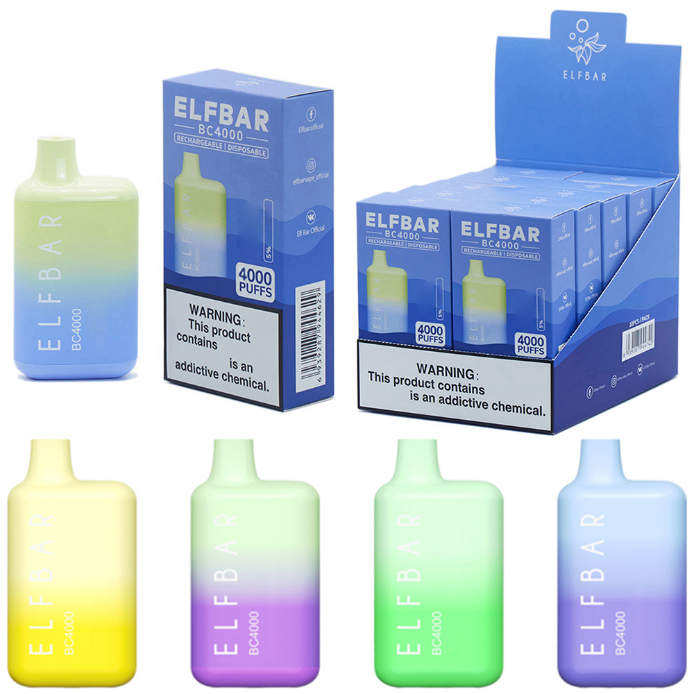Elf Bar BC4000 Disposable E cigarettes 4000 Puffs Vape Pen 11.5ml Cartridge Pre-Filled Pods 650mAh Rechargeable Battery elux legend geek bar pro bang xxl bars
Elf Bar BC4000 Disposable E cigarettes 4000 Puffs Vape Pen 11.5ml Cartridge Pre-Filled Pods 650mAh Rechargeable Battery elux legend geek bar pro bang xxl bars