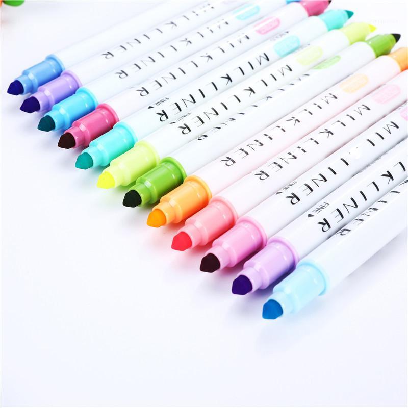 12 Pcs/set Stationery Zebra Mild Liner Japanese Double Headed Highlighter Pen Fluorescent Pen Milkliner Mildliner Cute1
12 Pcs/set Stationery Zebra Mild Liner Japanese Double Headed Highlighter Pen Fluorescent Pen Milkliner Mildliner Cute1