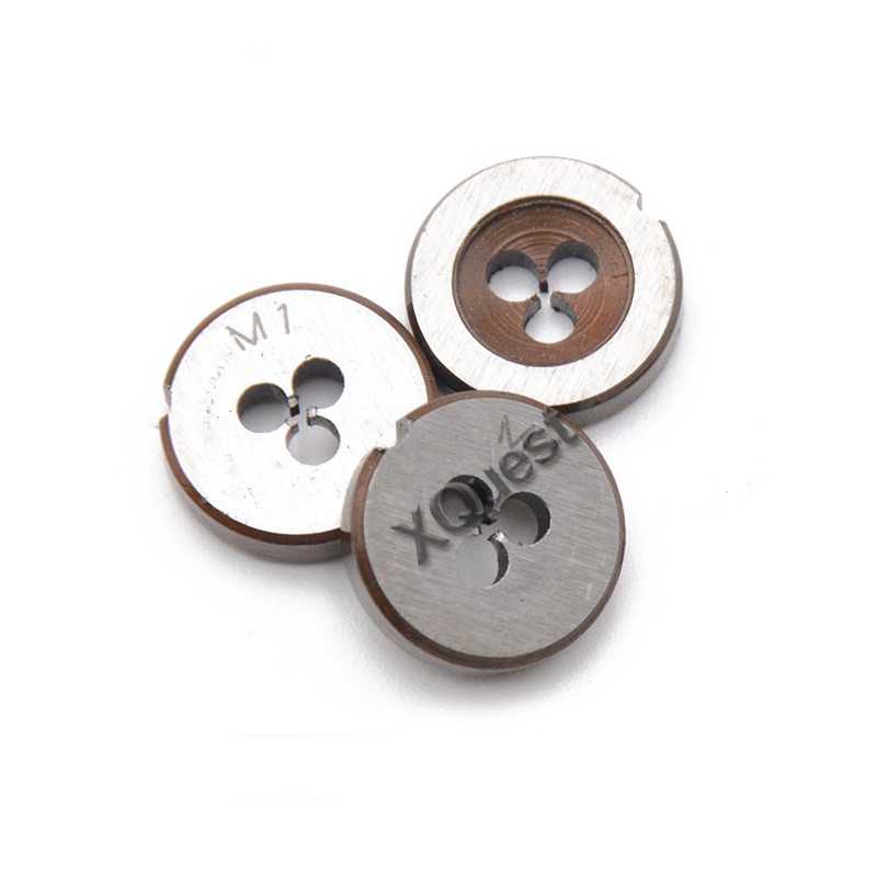 XQuest HSS Mini Round Die M1 M1.2 M1.4 M1.5 M1.6 M1.7 Round Threading Dies M1.8 M2 M2.2 M2.3 M2.5 M2.6 Screwing cutting tool
XQuest HSS Mini Round Die M1 M1.2 M1.4 M1.5 M1.6 M1.7 Round Threading Dies M1.8 M2 M2.2 M2.3 M2.5 M2.6 Screwing cutting tool