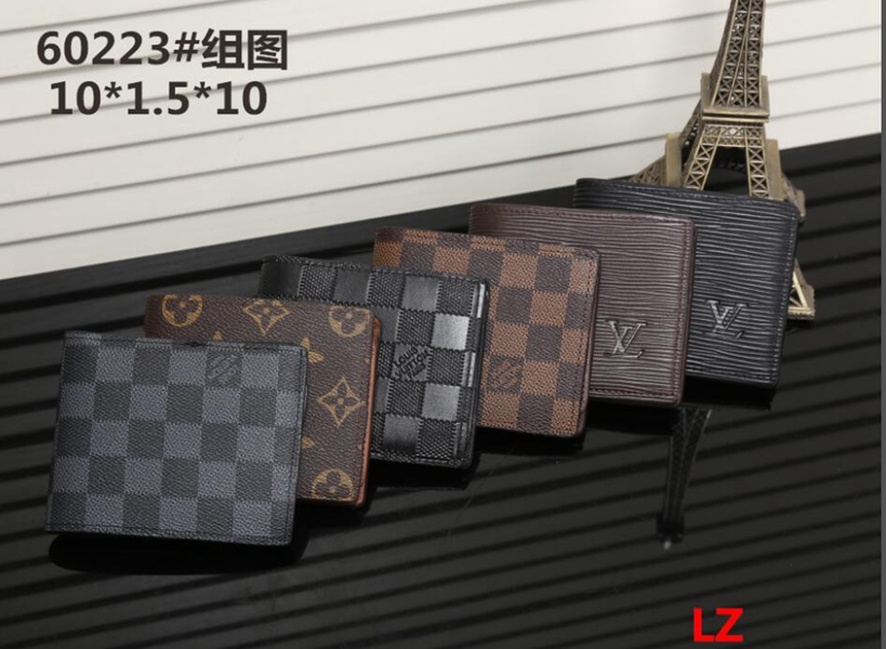 TRETK Men Short Wallet Mono Canvas Bifold Pocket Coin Card Holder Pouch Purses Fashion Leather Small Wallets without box 6RETRTE58, Red;black
TRETK Men Short Wallet Mono Canvas Bifold Pocket Coin Card Holder Pouch Purses Fashion Leather Small Wallets without box 6RETRTE58, Red;black