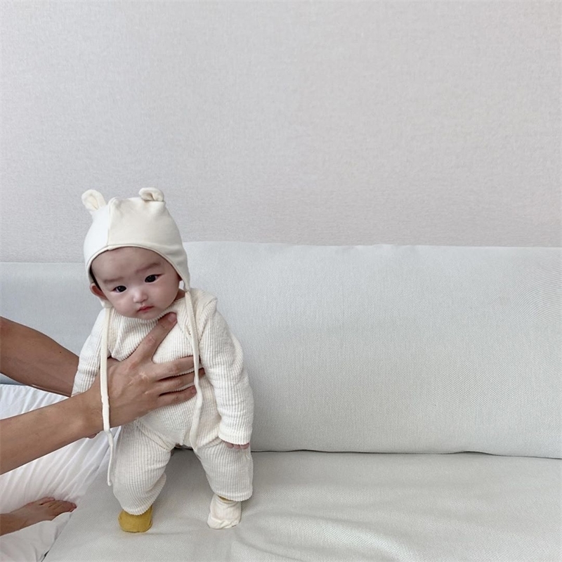 Autumn Baby Boy Romper Baby Angel Wing Crawl Clothes Baby Cotton Long Sleeve Jumpsuit Toddler Girl Romper 201027