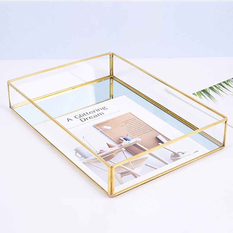 Hot New Nordic Storage Tray Gold Rectangle Glass Makeup Organizer Acrylic Vintage Plate for Dessert Jewelry Display Home Decor1
Hot New Nordic Storage Tray Gold Rectangle Glass Makeup Organizer Acrylic Vintage Plate for Dessert Jewelry Display Home Decor1