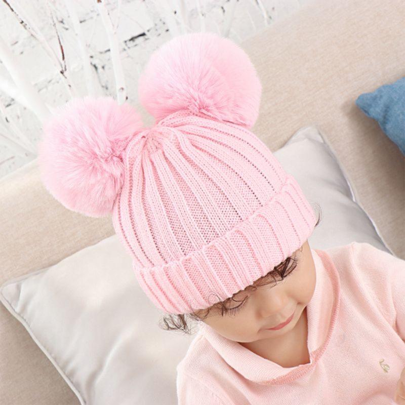 Toddler Baby Kids Chunky Crochet Knitted Hat Winter Warm Cuffed Beanie Cap with Cute Big Fluffy Plush Pompom Ball Ears, Gy
Toddler Baby Kids Chunky Crochet Knitted Hat Winter Warm Cuffed Beanie Cap with Cute Big Fluffy Plush Pompom Ball Ears, Gy