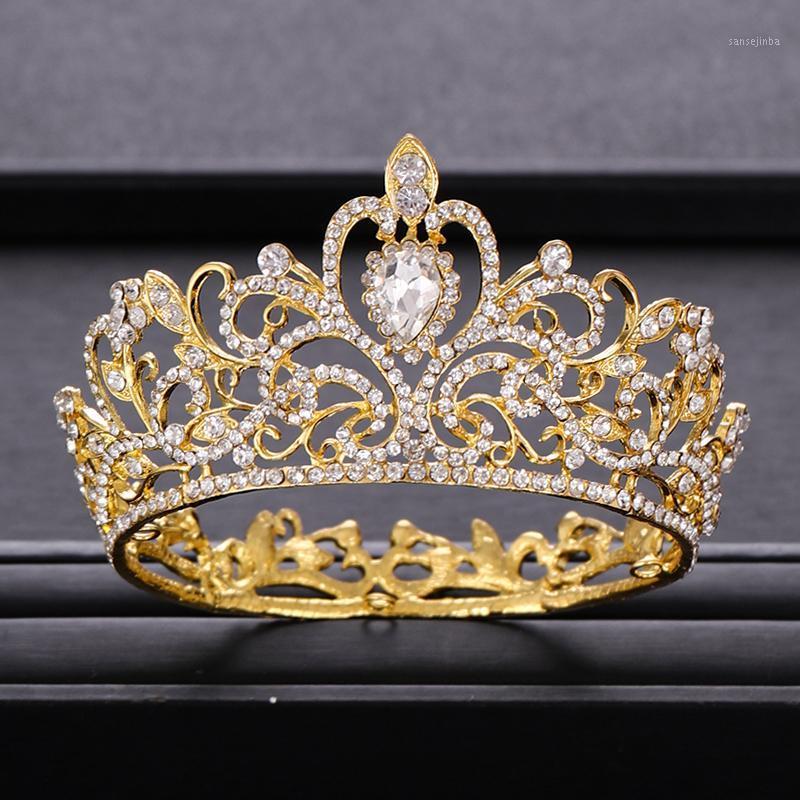 Hair Clips & Barrettes Trendy Bride Crown Baroque Rhinestone Crystal Headband Queen Golden Accessories Bridal Wedding
Hair Clips & Barrettes Trendy Bride Crown Baroque Rhinestone Crystal Headband Queen Golden Accessories Bridal Wedding