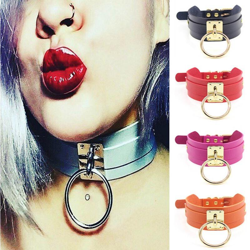 Sexy Punk Choker Collar Leather Choker Bondage Cosplay Goth Jewelry Women Gothic Necklace Harajuku Accessories
Sexy Punk Choker Collar Leather Choker Bondage Cosplay Goth Jewelry Women Gothic Necklace Harajuku Accessories