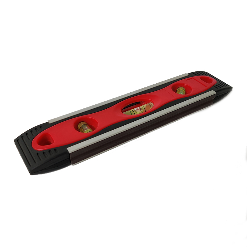 9 inch 3 level bubble plastic leveler with magnetic torpedo ruler Plastic thickened aluminum alloy with magnetic torpedo ruler
9 inch 3 level bubble plastic leveler with magnetic torpedo ruler Plastic thickened aluminum alloy with magnetic torpedo ruler