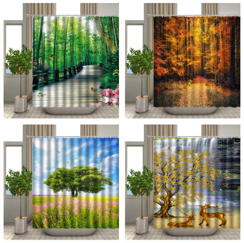 Flower Landscape Shower Curtain Sea Bath Single Printing Waterproof Fabric Polyester Bathroom Decor Cloth Curtains With Hooks1
Flower Landscape Shower Curtain Sea Bath Single Printing Waterproof Fabric Polyester Bathroom Decor Cloth Curtains With Hooks1