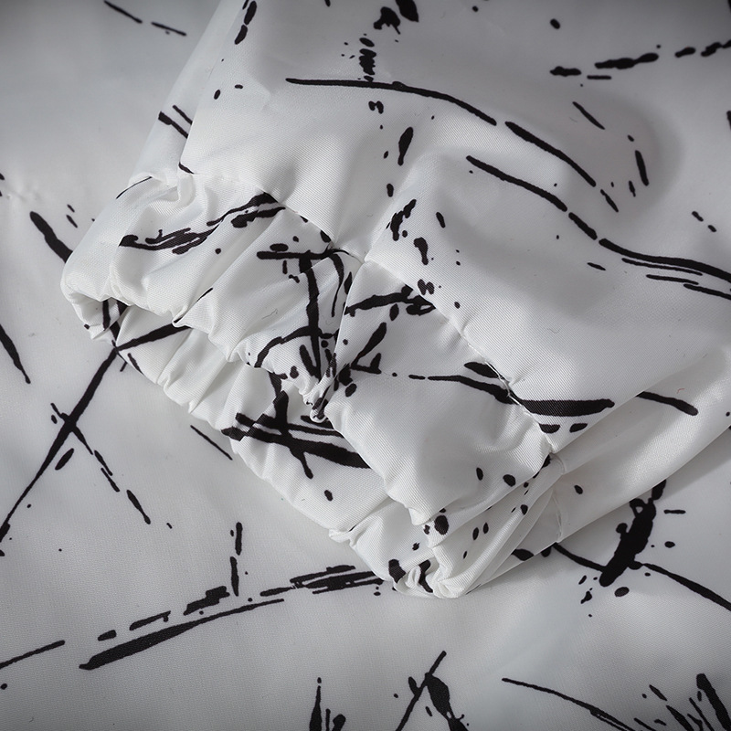 Men's Coat Printing Ink Hooded Jacket Male Blazer Spring Summer Men's Clothing Bomber Jackets Men Plus Size M-XXXL 201130