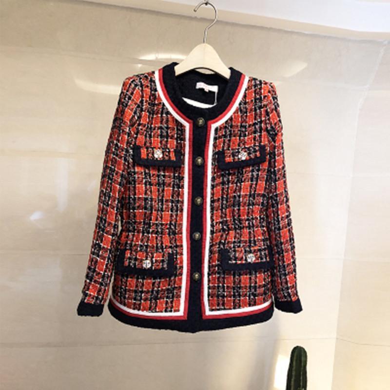 Winter Tweed Coat 2021 Spring Elegant Women' Small Fragrance Long Sleeve Runway Jacket Fashion Tweed Colorblock plaid Slim Coat1, Picture color
Winter Tweed Coat 2021 Spring Elegant Women' Small Fragrance Long Sleeve Runway Jacket Fashion Tweed Colorblock plaid Slim Coat1, Picture color