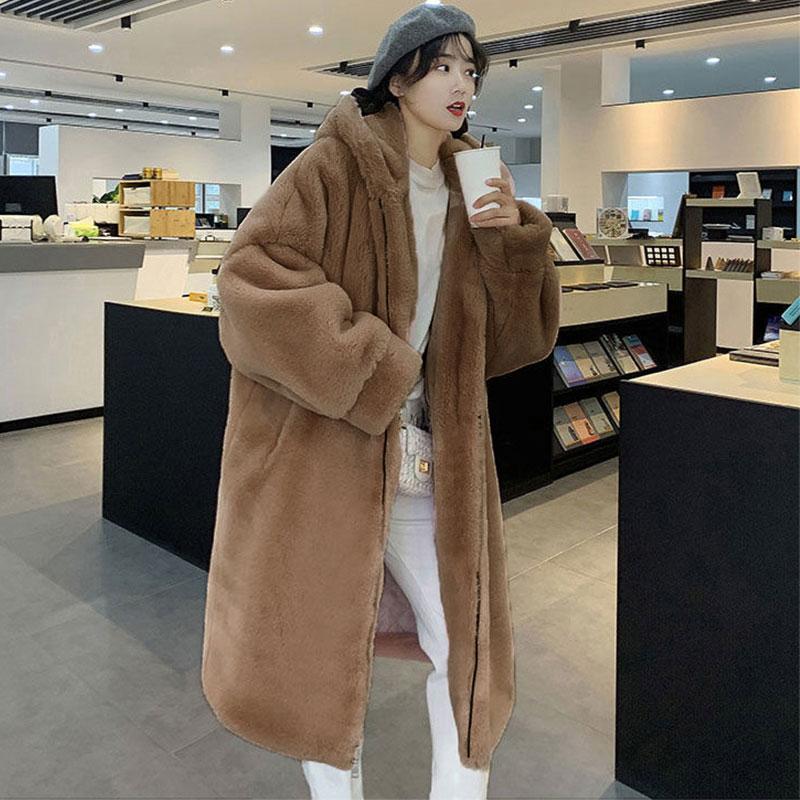 Hooded Oversized Jackets Winter New Long Fur Coat Women Parka Luxurious Warm Faux Fur Jacket Coats Loose Coat Women -20 Degrees, Gray
Hooded Oversized Jackets Winter New Long Fur Coat Women Parka Luxurious Warm Faux Fur Jacket Coats Loose Coat Women -20 Degrees, Gray
