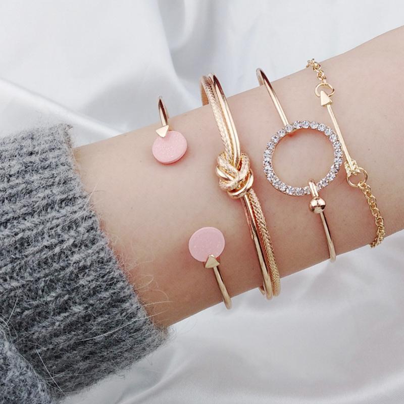 Anke Store NEW Simple knotted women bracelet Suit alloy open bracelet fashion combination bohemian Rhinestone jewelry wholesale
Anke Store NEW Simple knotted women bracelet Suit alloy open bracelet fashion combination bohemian Rhinestone jewelry wholesale